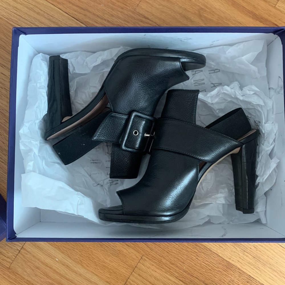 Stuart Weitzman Sunbelt Calfskin Heels Size 6M